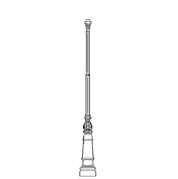 Palo in ghisa P018 serie Classica