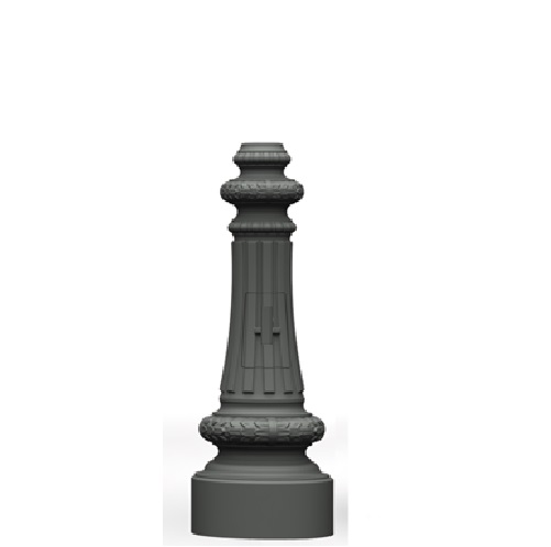 Base palo PM051 in ghisa serie Vintage