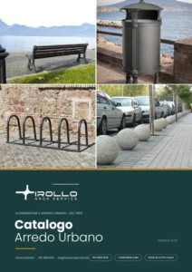 Copertina del catalogo arredo urbano IROLLO 2026